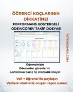 Öğrenci Koçluğu: LGS Takip Çizelgeleri (Google Sheet) - Görsel 2