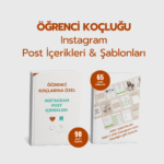Öğrenci Koçluğu Instagram Paketi ( 90 Adet Post İçerik + 65 Adet Post Canva Şablon)