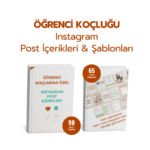 Mega Öğrenci Koçluğu Paketi + Sosyal Medya Paketi ( Post İçerik + Şablon) - Görsel 3