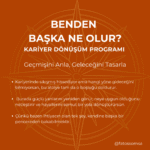 Benden Başka Ne Olur? Kariyer Dönüşüm Programı, Kariyer Planlama