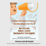 Benden Başka Ne Olur? Kariyer Dönüşüm Programı, Kariyer Planlama